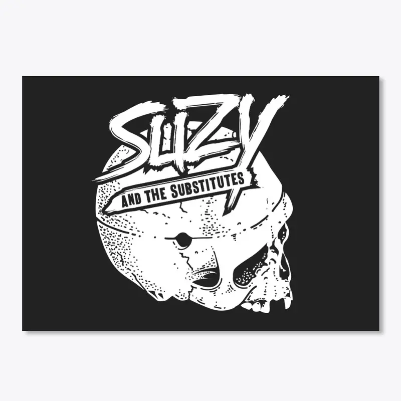 Suzy and the Subs Skull Sticker