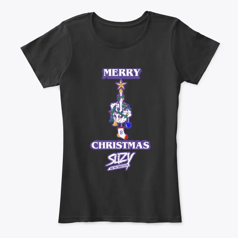 Merry Metal AF Women's Christmas Tee 