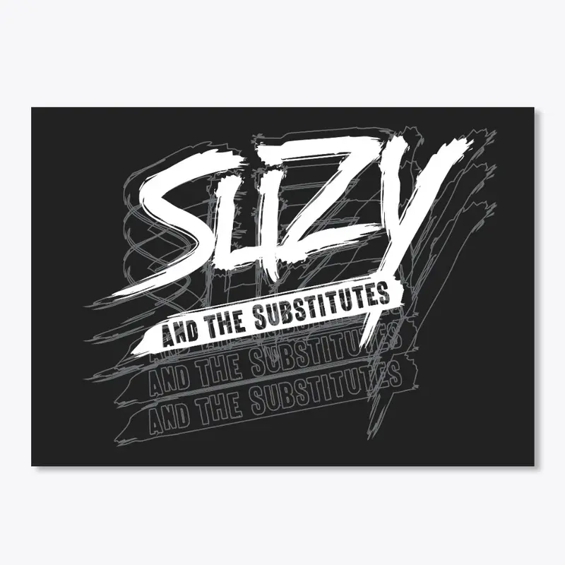 Suzy and the Substitutes Logo Sticker